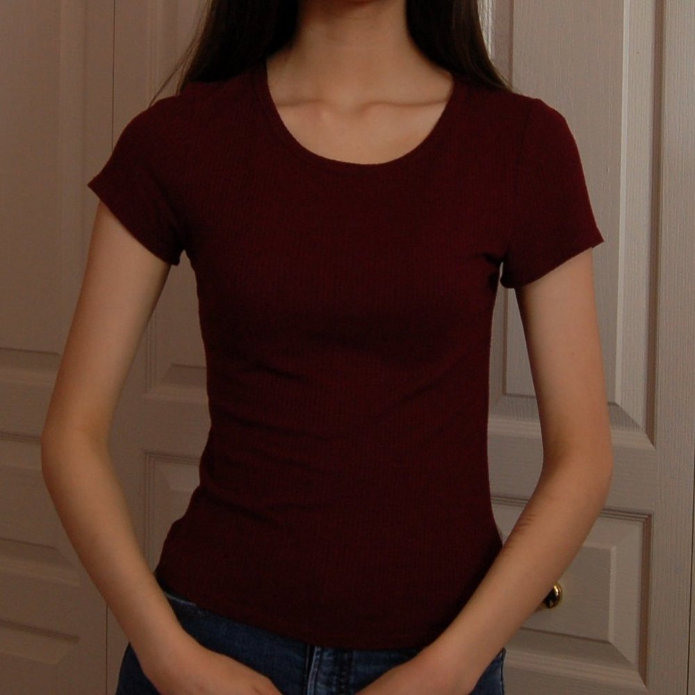 ✿ Charlotte Russe Ribbed Top